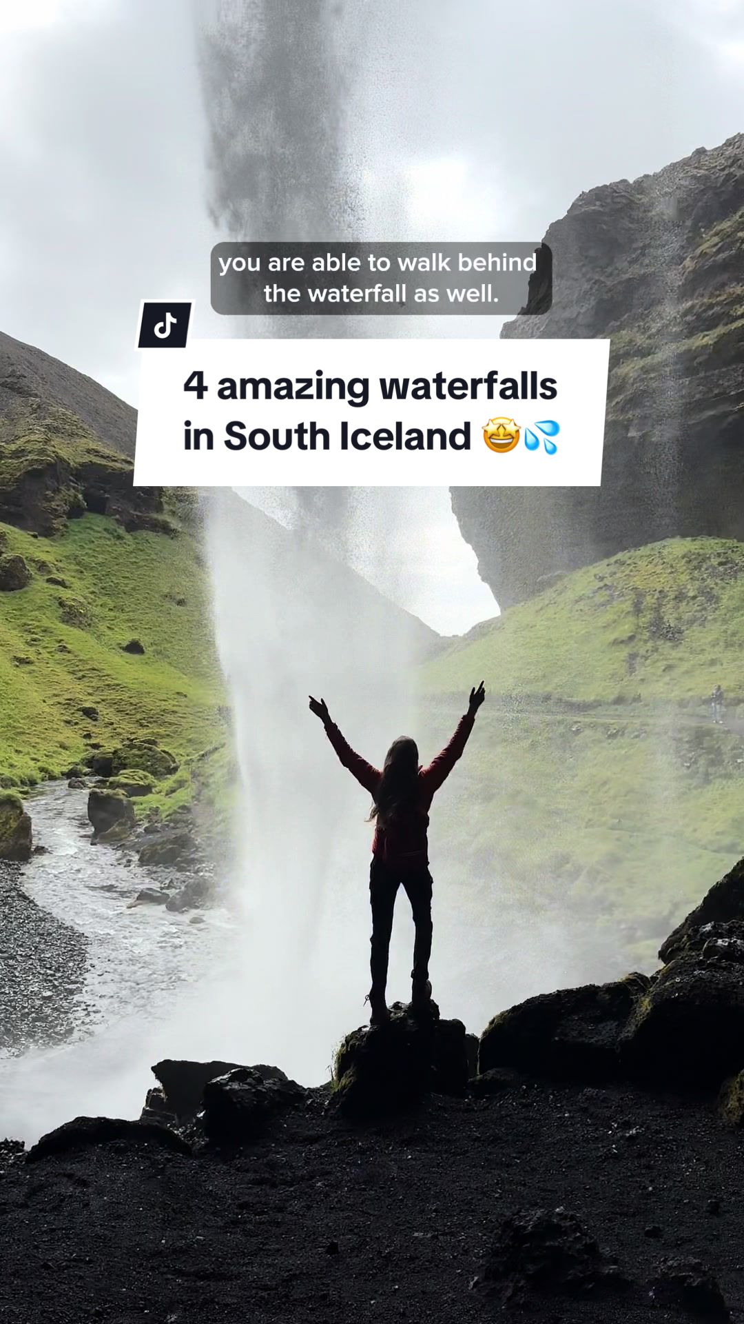 Which waterfall would you visit first? 💦🇮🇸 Here are 4 amazing waterfalls on the South Coast of Iceland! 🌊 Sk&oacute;gafoss &ndash; Walk right up to this powerful waterfall or take the stairs for a stunning view from above. 🥾 Kvernufoss &ndash; Just a short 15-minute hike away, and in summer, you can even walk behind it! 🌀 Glj&uacute;frab&uacute;i &ndash; Hidden in a cave! Wear waterproof gear&mdash;you&rsquo;ll get soaked, but it&rsquo;s worth it. 🌿 Seljalandsfoss &ndash; One of Iceland&rsquo;s most iconic waterfalls. In summer, walk behind it for an unforgettable view. You can visit all four in a day! Save this post for your Iceland adventure. 🎥 Filmed during summer #waterfallsiniceland #bestwaterfallsiniceland #iceland #icelandwaterfalls #waterfalls #topwaterfallsiniceland #waterfallsoftiktok #waterfall #thingstodoiniceland #bestplacesiniceland #icelandtravel #amazingplacesiniceland #whattodoiniceland #icelandsights #icelandtiktok #icelandadventure #travel #foryou #foryoupage