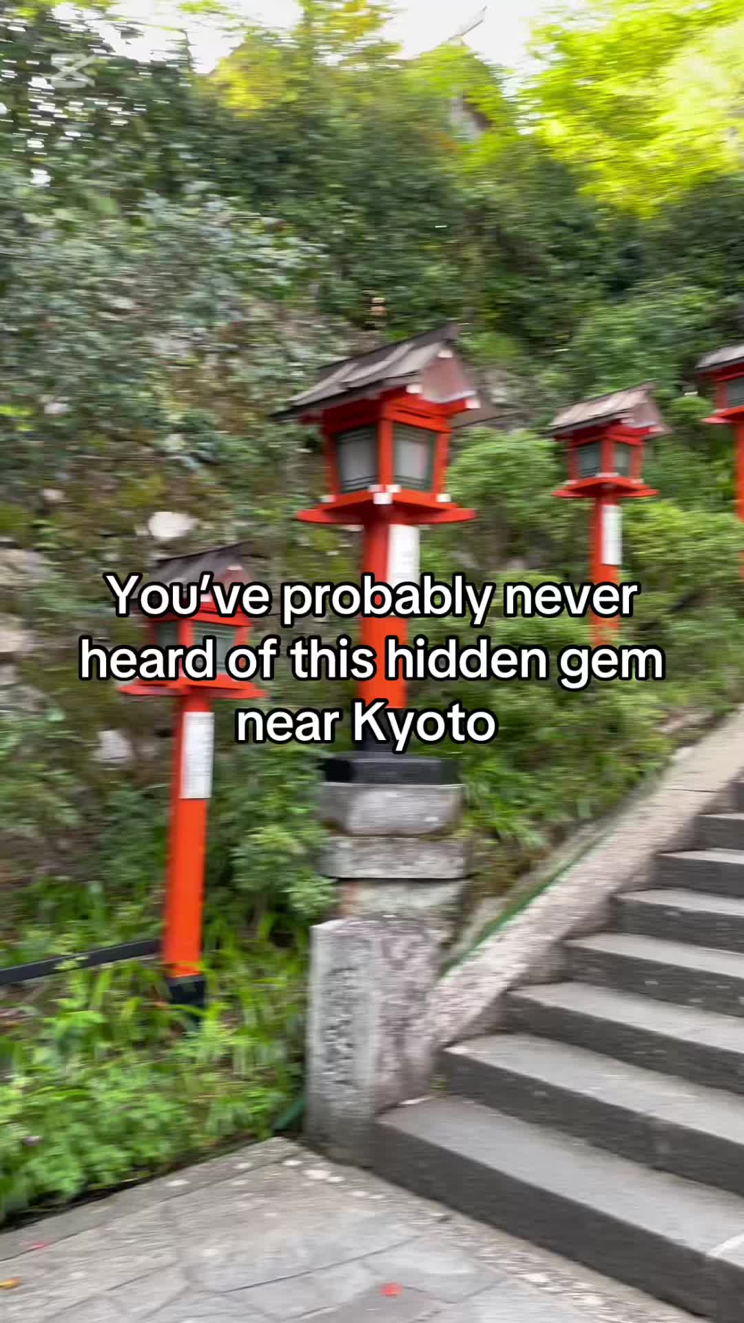 This peaceful trail just outside Kyoto was one of my favorite experiences 🇯🇵 You start at Kurama-dera Temple and end up in a river village with barely any tourists in sight. Save this for your itinerary or check my previous video for all the details 🗺️✨ #kyotoitinerary #hiddenjapan #hikinginjapan #kurama #kifune #japantravelguide #japantips #thingstodoinjapan