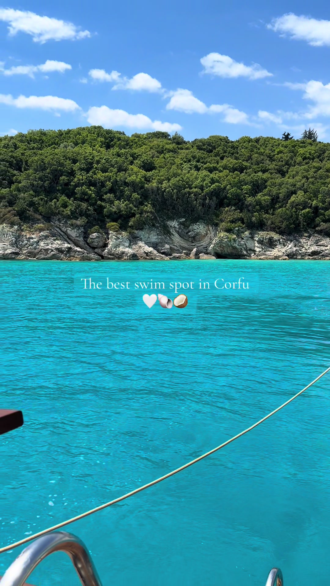 Voutoumi Beach, Antipaxos 📍  #swimspot #greece #corfu #paxos #travel