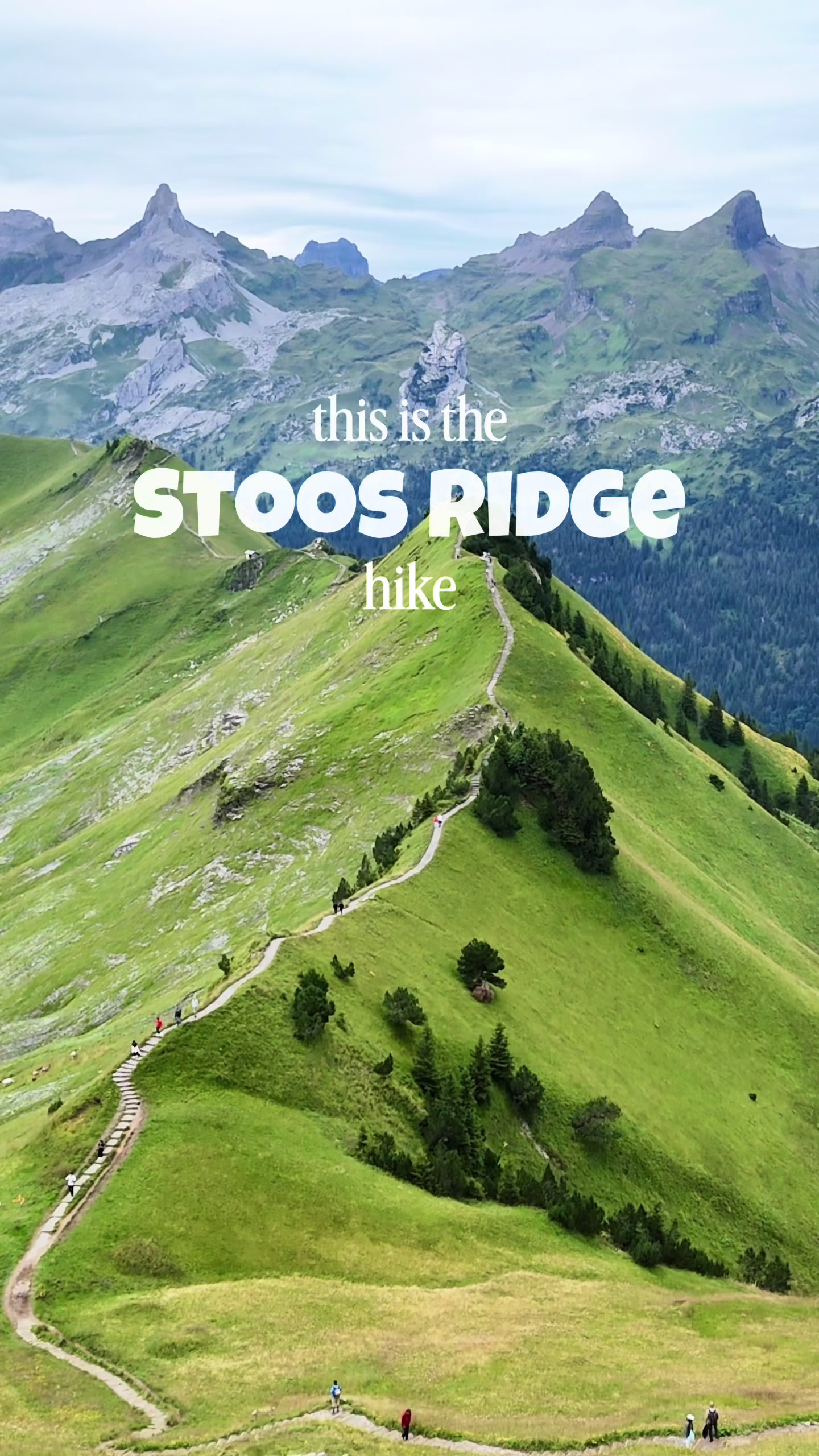 The Stoos Ridge hike: one of the most scenic trails in Switzerland 🇨🇭 Klingenstock to Fronalpstock, 6.2km (3.9 miles), ~3 hours, difficulty 5/10. Easy to reach as a day trip: about 90 min from Zurich or 50 min from Lucerne. Pro tip: the funicular up to Stoos is the steepest in the world - the ride alone is worth it! Save this for your Switzerland trip 🗺️ . . . . #switzerland#Stoos&nbsp;#stoosridgehike&nbsp;#hikeswitzerland&nbsp;#hiking