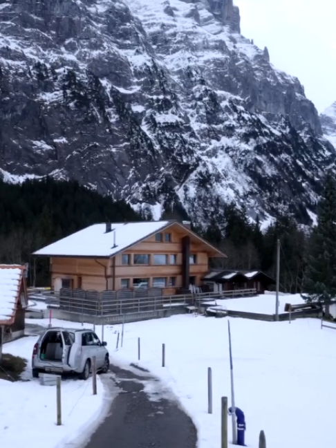 The medieval town of Gruy&egrave;res in the heart of Switzerland 🇨🇭 Winter Wonderland 4K #viral #FYP Part 3
